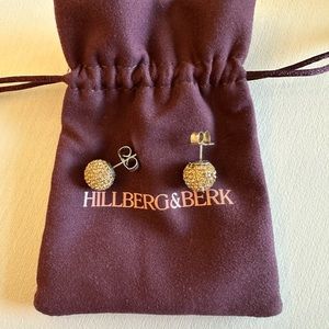 Hillberg & Berk 12MM SPARKLE BALL™ STUD EARRINGS